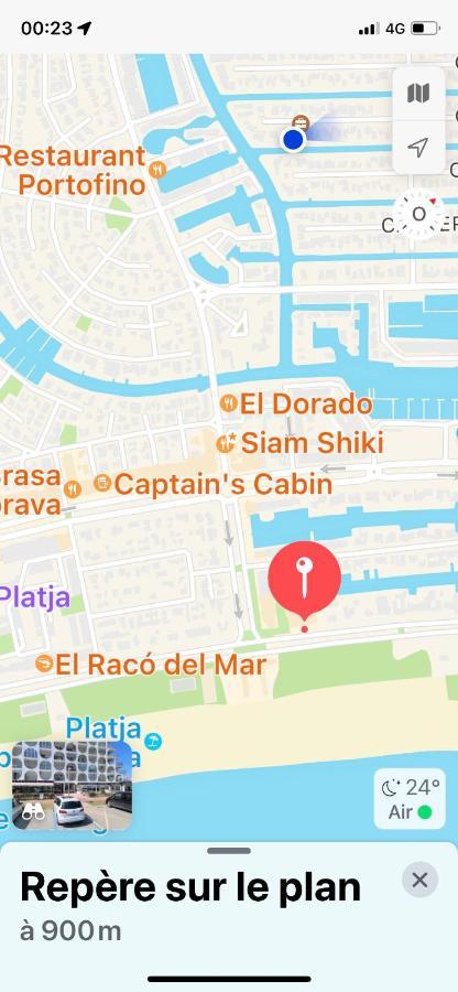 Bahia 1-2-21 1 ère ligne mer à Empuriabrava Eksteriør bilde